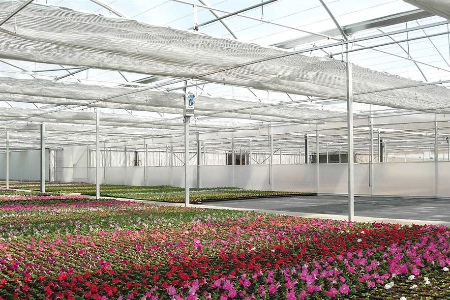 سیستم شید ذخیره انرژی و سایبان برای گلها